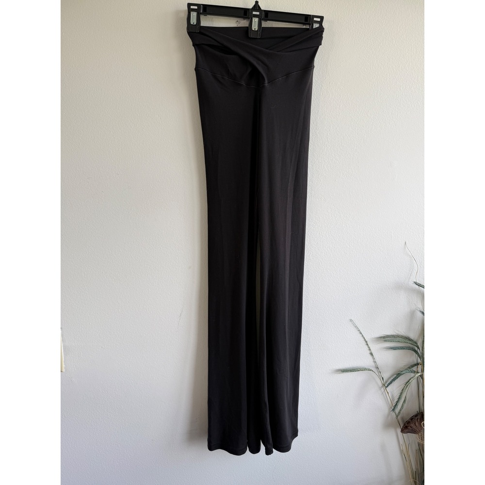 OFFLINE by Aerie Real‎ Me Flare Hi Rise Black Athletic Pants Size S